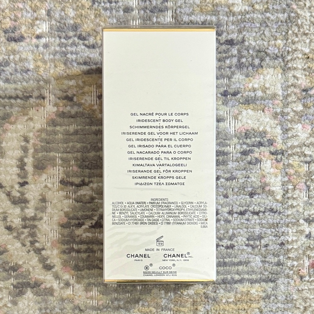 NWB Chanel Coco Mademoiselle Pearly Body Gel - Picture 3 of 3